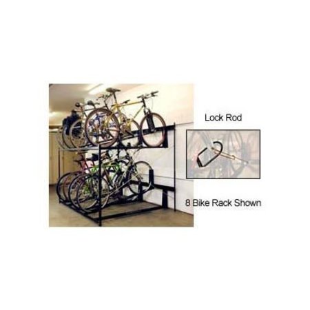 SARIS CYCLING GROUP SarisÂ Lockable Two Tier 6 Bike Storage Rack 8116